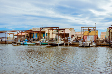Port départemental du Mourre Blanc sur l'étand de Thau