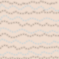 Ornamental pattern with retro colors. Used for fabric, textile, for wallpaper, web, page.	