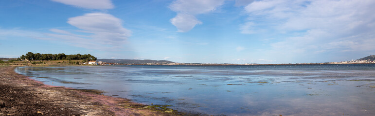 Panorama de L'étang de Thau près de Mèze