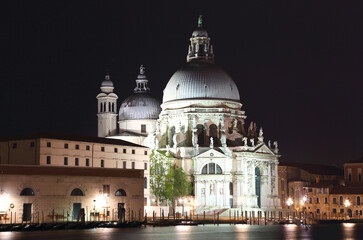 Fototapeta premium Santa Maria Della Salute Venice. Night view