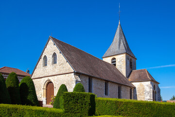 Fototapeta na wymiar église de saint marcel, Eure, Normandie