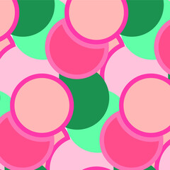 Colorful Bubbles Vector - Seamless pattern. Multi-colored circles.
Colorful circles seamless pattern.
