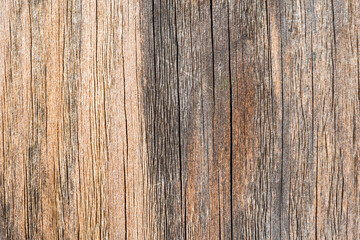 Old and rotten wooden wall. View close up