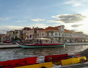 Aveiro travel destination in Portugal, wonderful small city.