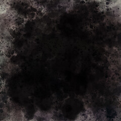 Black square background with digitally created painterly texture