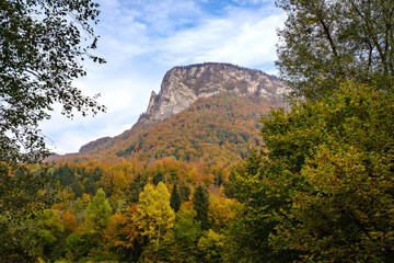 Babji zob rock near Bled in Slovenia
