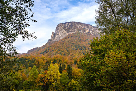 Babji zob rock near Bled in Slovenia