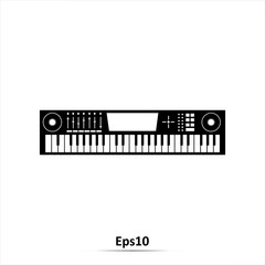 Fototapeta premium Vector music synthesizer Icon. EPS10