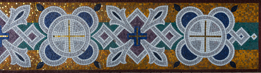 ceramic panel,colorful decorative mosaic tiles background