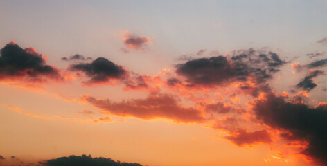 sunrise in the mountains