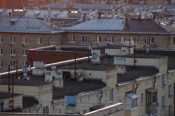 Fototapeta premium roofs of town