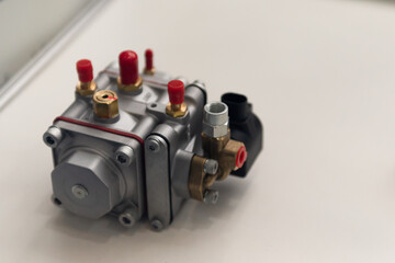 A beautiful detail at an environmental exhibition. Perhaps this is part of the equipment for...