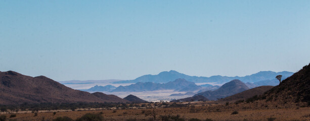 panorama namib naukluft national park - namibian landscape