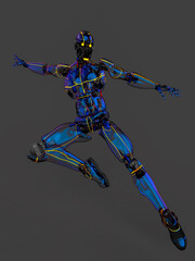 crash test dummy is dancing