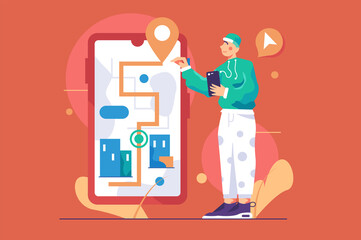 Online navigation in modern smartphone