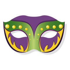 Isolated colored mardi gras mask Vector illustration © DAVIDS