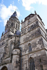 Fototapeta premium Die Coburger Morizkirche bei Sonnenschein