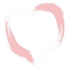 Abstract pink heart-shaped spot. Background for text and design. Vector illustration.