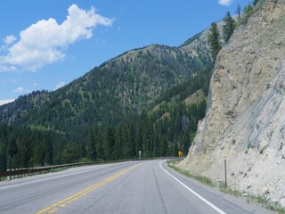 Scenic drives around Yellowstone National Park in Wyoming.