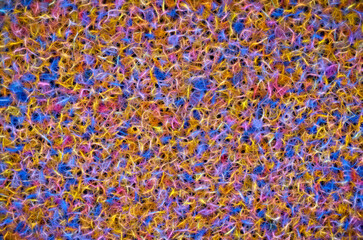 Fototapeta premium Abstract graphic digital texture with multicolored spots