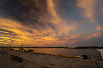 Fototapeta premium sunset on the beach