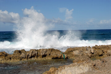 Barbuda sea spray