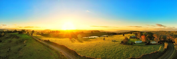 Sunset Australian Landscape