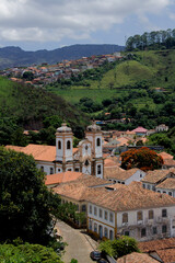 Fototapeta na wymiar Cidade historica de Ouro Preto em Minas Gerais
