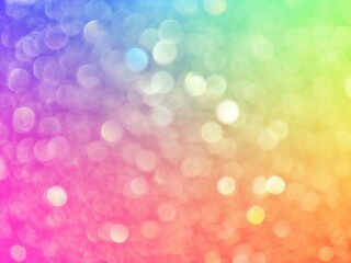 Abstract glittering multi colored bokeh background
