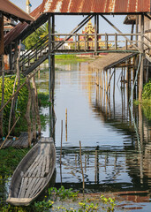 Fototapeta premium Lake Inle architecture