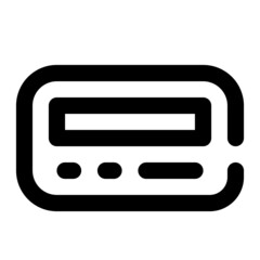 icon pager using line style