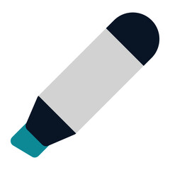 icon marker for study using flat style and blue color dominate