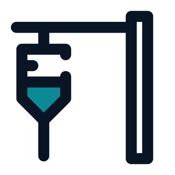 icon infuse using filled line style and blue color