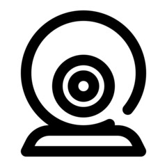 icon webcam using line style
