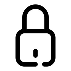 icon locked status using line style