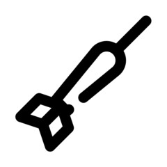 icon dart using line style