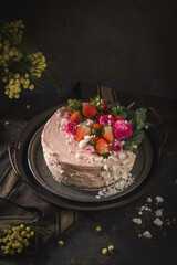 Strawberry cake