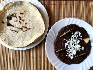 Delicious traditional Mexican food made at home