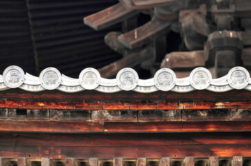 京都、妙心寺の境内の風景