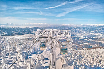 蔵王の雪原（山形県）
