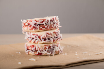 Alfajores con coco, un delicioso postre