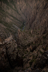 Erosion Fades into the Black Canyon of the Gunnison