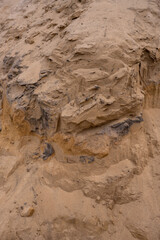 Eroding Sand Dune Close Up