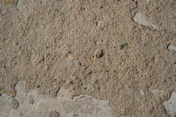 Cracked cement texture. Khaki color. Background