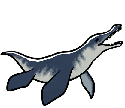 Simple and realistic Mosasaurus material