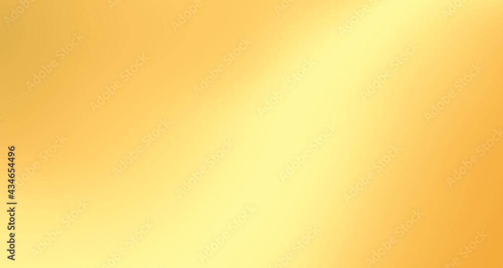 Fototapete gold gradient blurred background with soft glowing backdrop, background texture for design