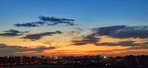 Fototapeta premium sunrise over the mountains