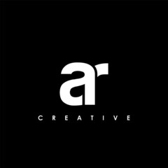 AR Letter Initial Logo Design Template Vector Illustration