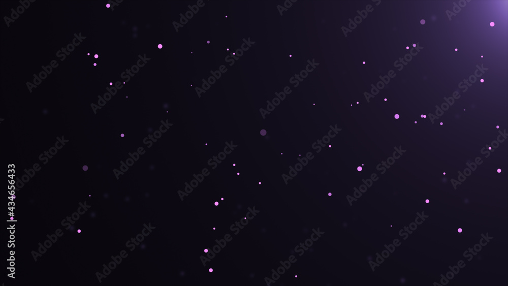 Canvas Prints purple floating small particle deep sea background
