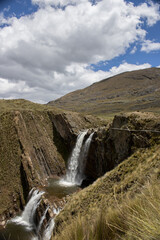 Fototapeta premium Marcapomacocha, Junín, Peru. Landscapes. Grass